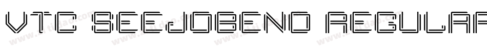 VTC SeeJoBend Regular字体转换